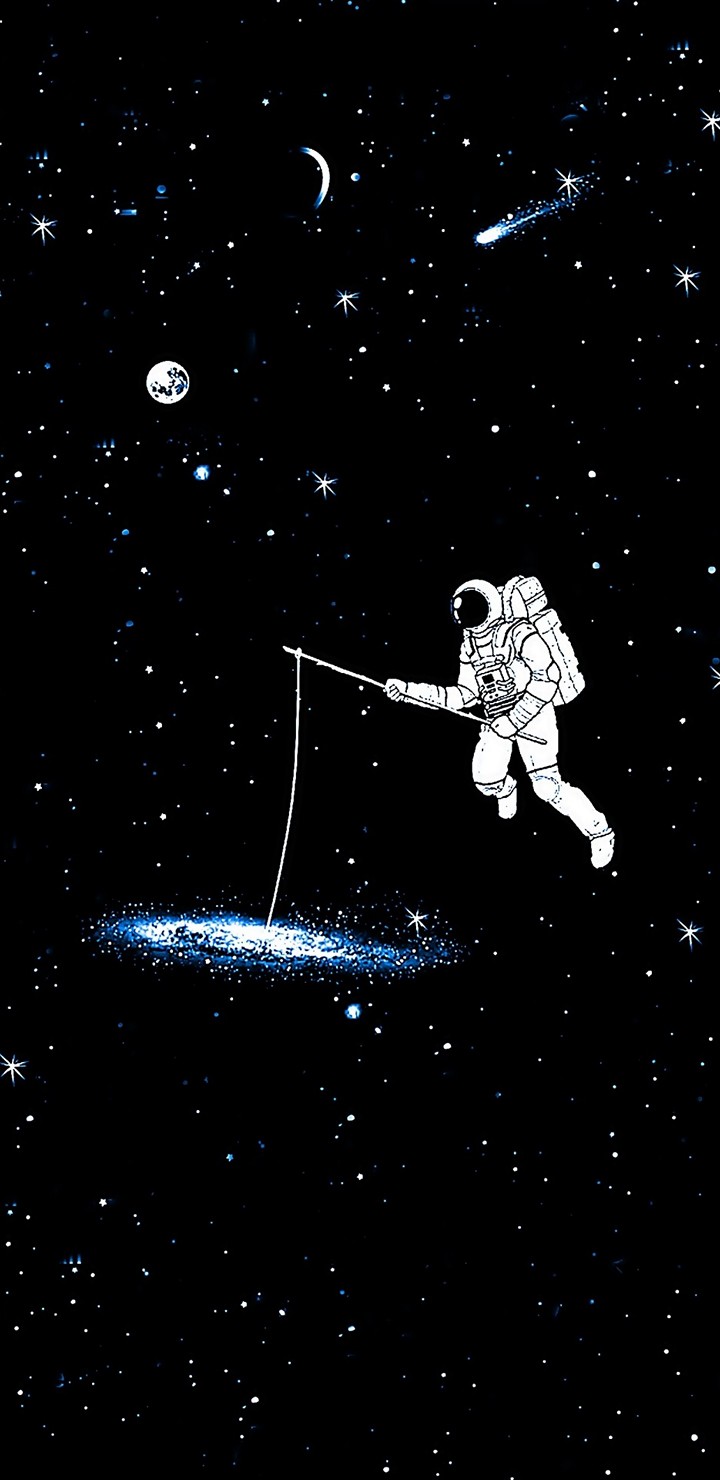 Galaxy Astronaut Wallpaper - [720x1480]