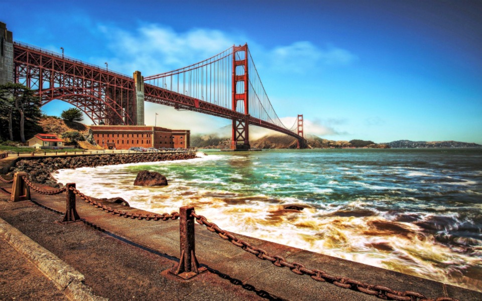 Golden Gate Bridge Hd Wallpaper 960x600