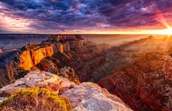 Grand Canyon In USA Nature HD Wallpaper 5120x3200 340x220