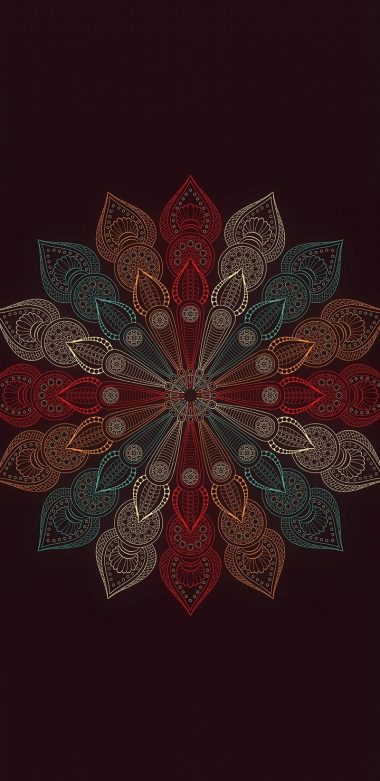 Mandala Flower Wallpaper 720x1480 380x781