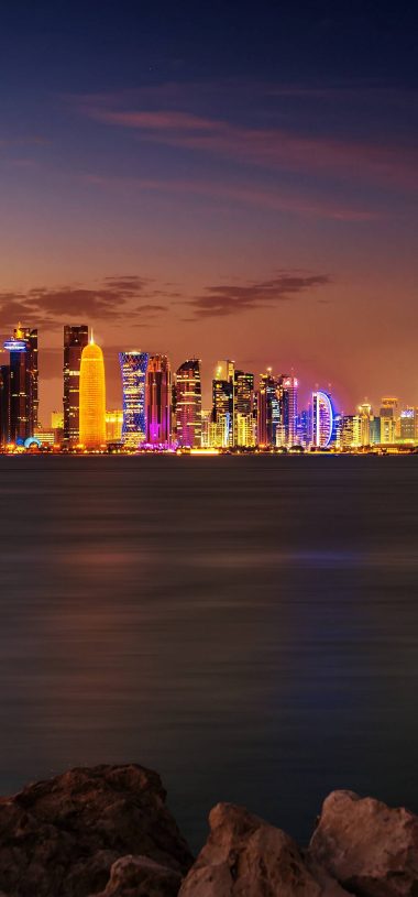 Doha City Wallpaper 1080x2316 380x815