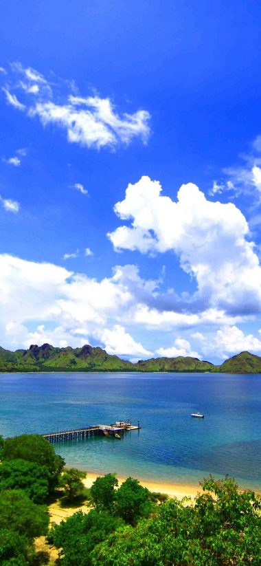Landscape Island Komodo Sea Ocean 1080x2340 380x823