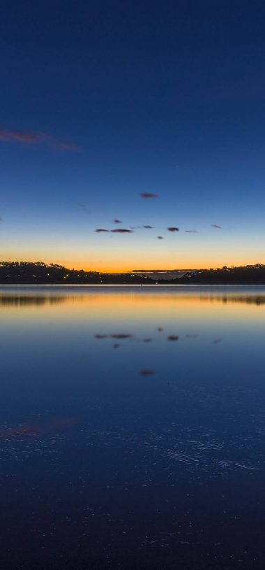 Nature Lake Sunset Landscape Ultrahd HD Wallpaper 1080x2316 380x815