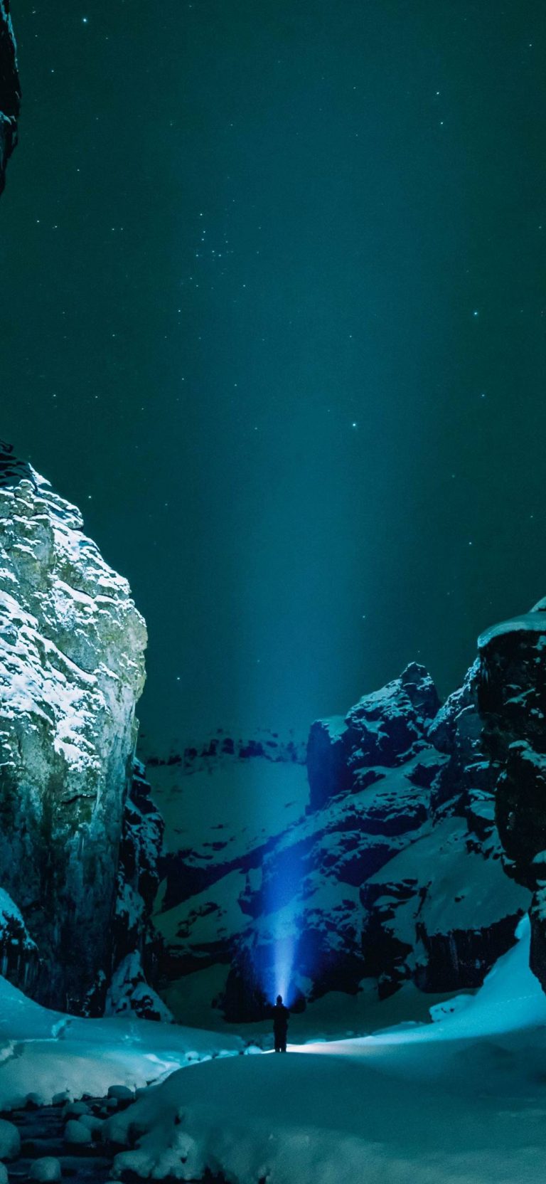 Underwater Snow Wallpaper [1080x2340]