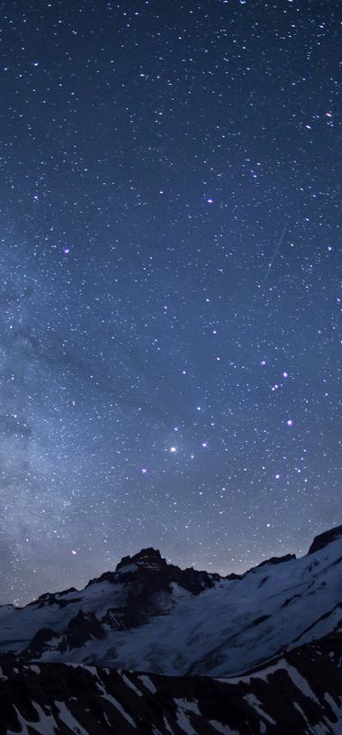 Winter Milky Way HD Wallpaper 1080x2316 380x815