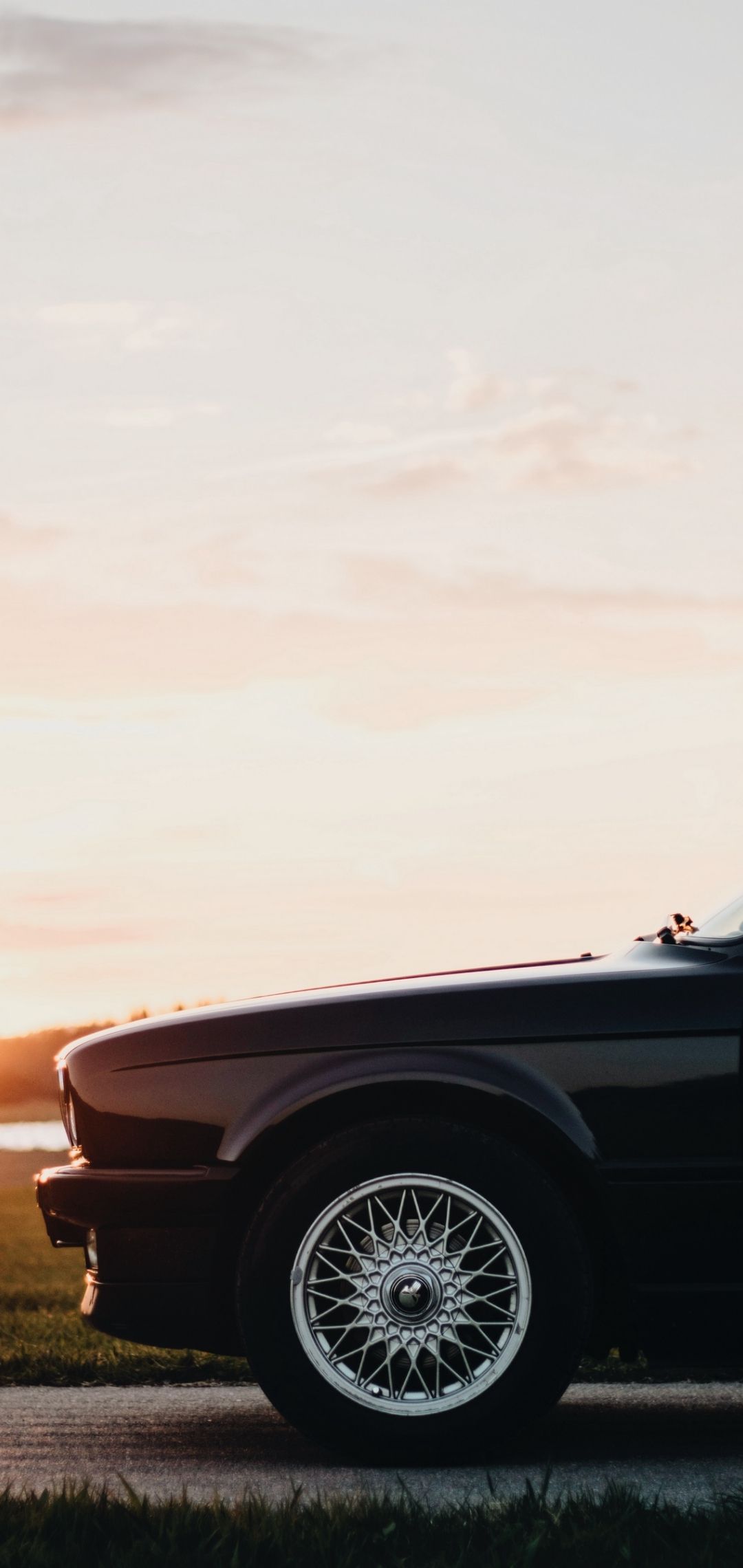 Side View Front Wheel Car