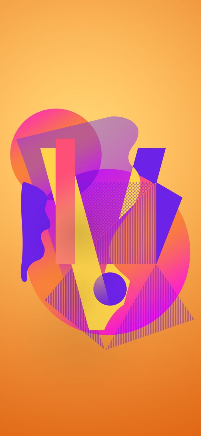 Vivo X23 Logo Phone Stock Wallpaper 08 - [1080x2340]