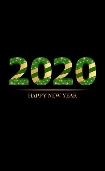 Happy New Year 2020 Phone Wallpaper 04 - [1080x2280]