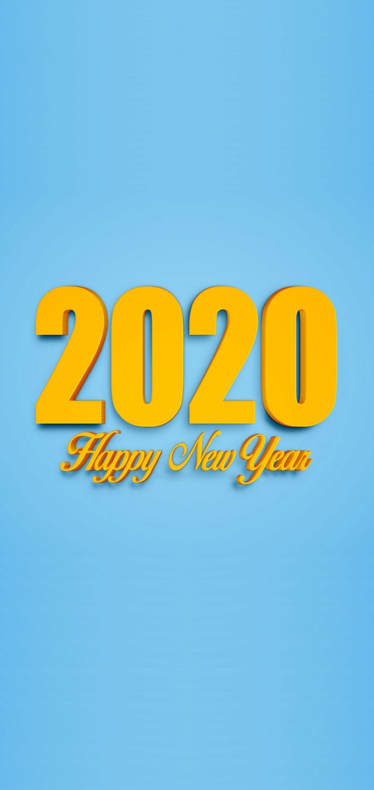Happy New Year 2020 Phone Wallpaper 11 - [1080x2280]