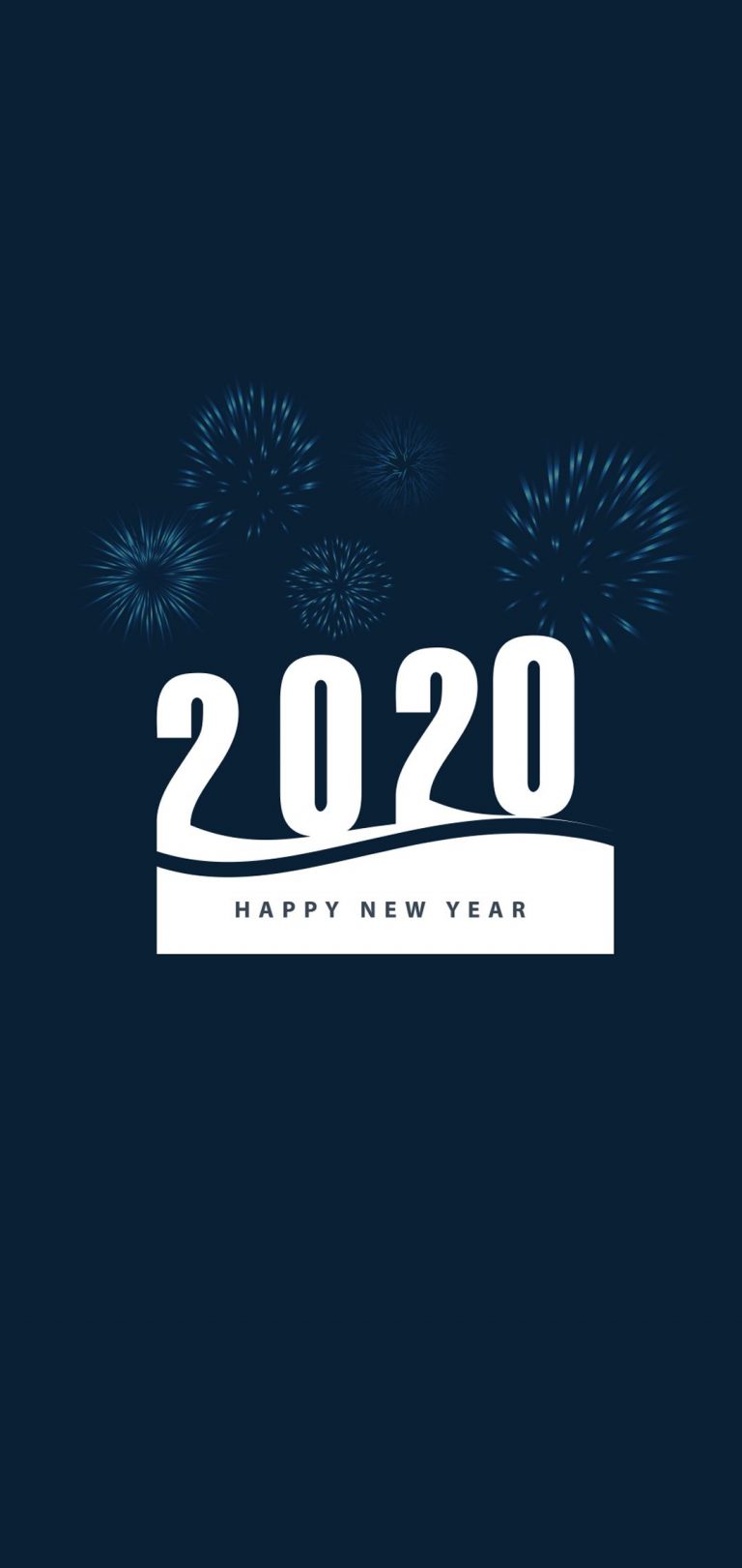 Happy New Year 2020 Phone Wallpaper 13 - [1080x2280]