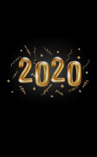 Happy New Year 2020 Phone Wallpaper 15 - [1080x2280]