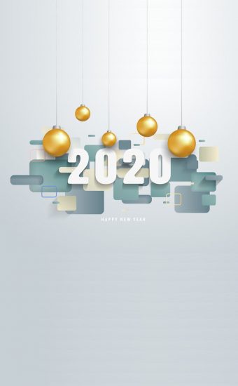 Happy New Year 2020 Phone Wallpaper 16 - [1080x2280]