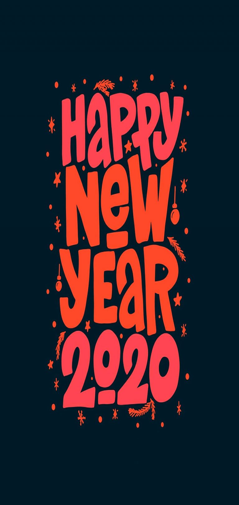 Happy New Year 2020 Phone Wallpaper 22 - [1080x2280]