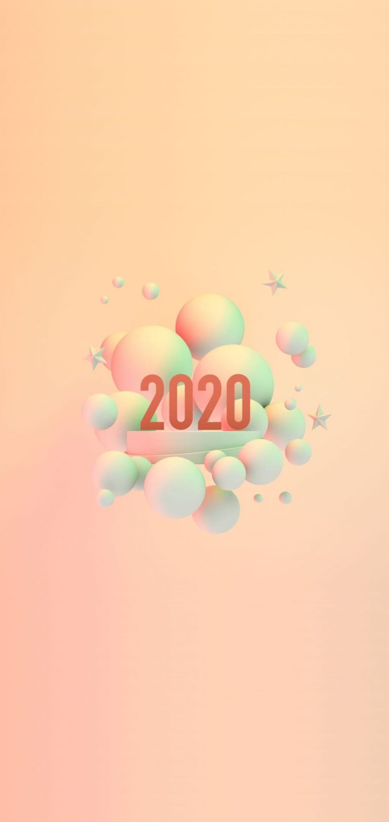 Happy New Year 2020 Phone Wallpaper 23 - [1080x2280]