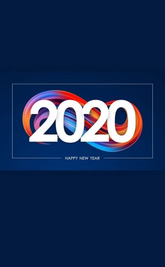 Happy New Year 2020 Phone Wallpaper 25 - [1080x2280]