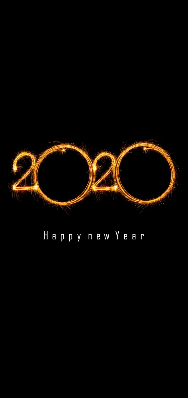 Happy New Year 2020 Phone Wallpaper 38 - [1080x2280]