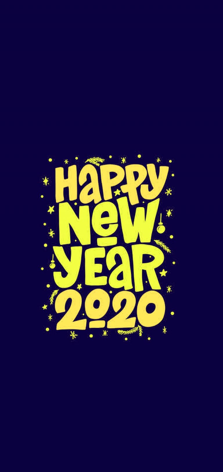 Happy New Year 2020 Phone Wallpaper 44 - [1080x2280]