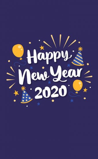 Happy New Year 2020 Phone Wallpaper 46 - [720x1520]