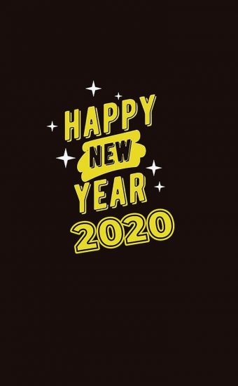 Happy New Year 2020 Phone Wallpaper 47 - [720x1520]