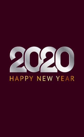 Happy New Year 2020 Phone Wallpaper 48 - [720x1520]