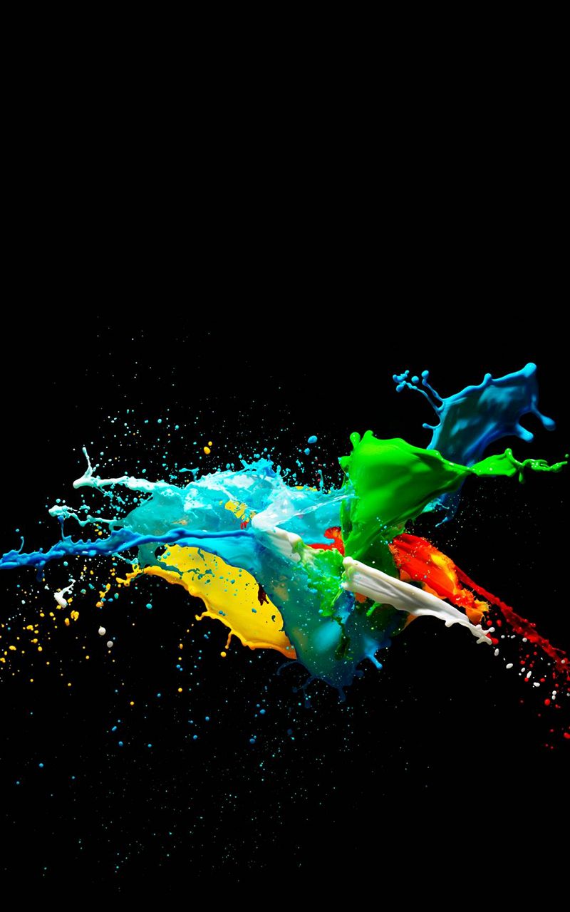 Colorful Painted Black Background 800x1280 Colorful Painted Black Background 800x1280