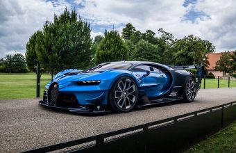Bugatti Vision Gran Turismo Blue Side View 1024x600 340x220