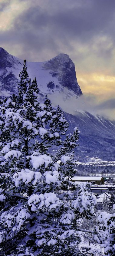 Canada Mountain Alberta Banff National Park 1080x2400 380x844