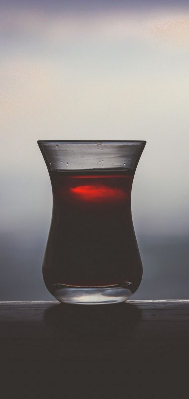 Dark Glass Juice Drink Wallpaper 1440x3040 380x802