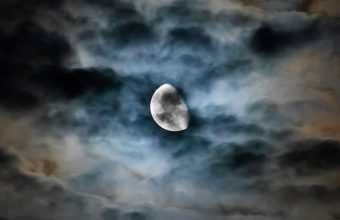 Moon Clouds Night 1024x600 340x220