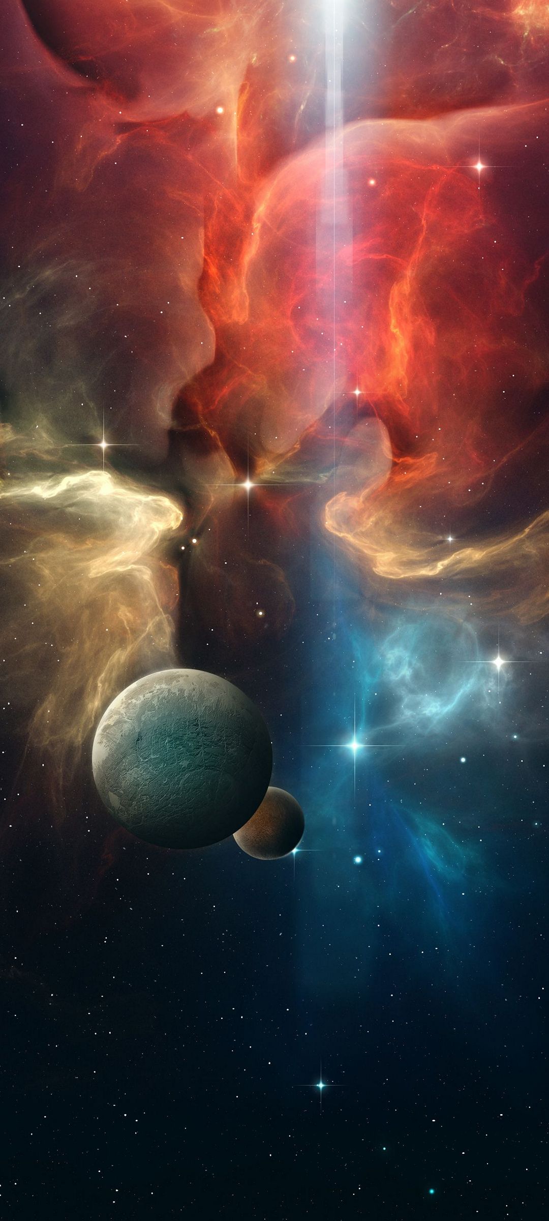 Multicolor Space Planet - [1080x2400]
