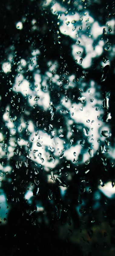 Rain Drops Glass Blur 1080x2400 380x844
