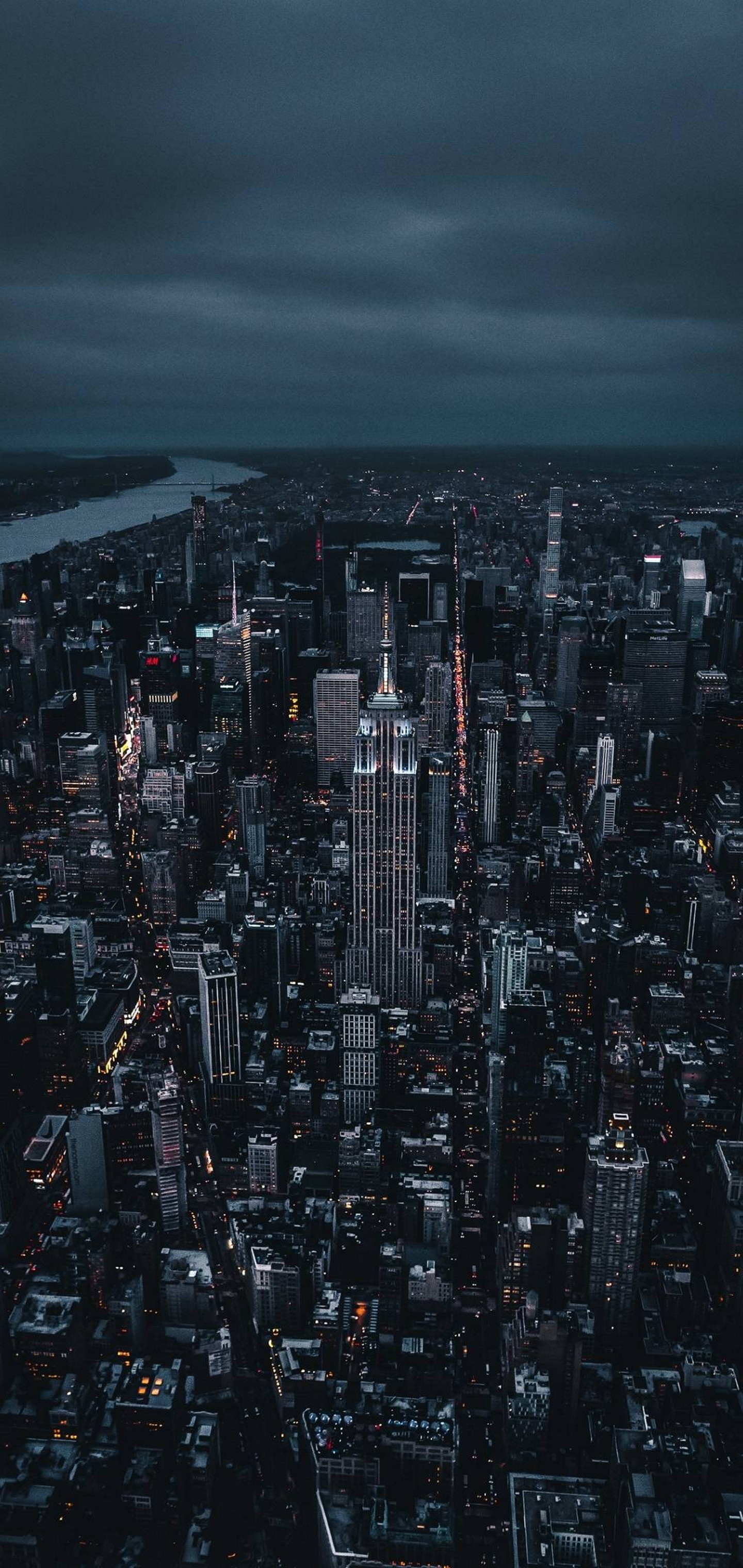 Skyline New York City Wallpaper 1440x3040