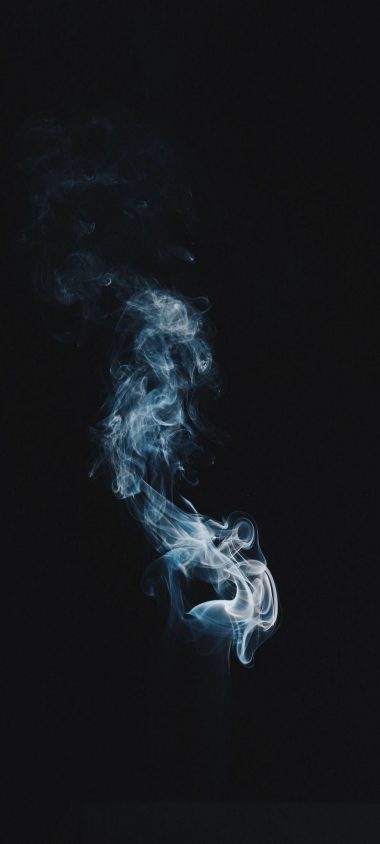 Black smoke white background 4K wallpaper download