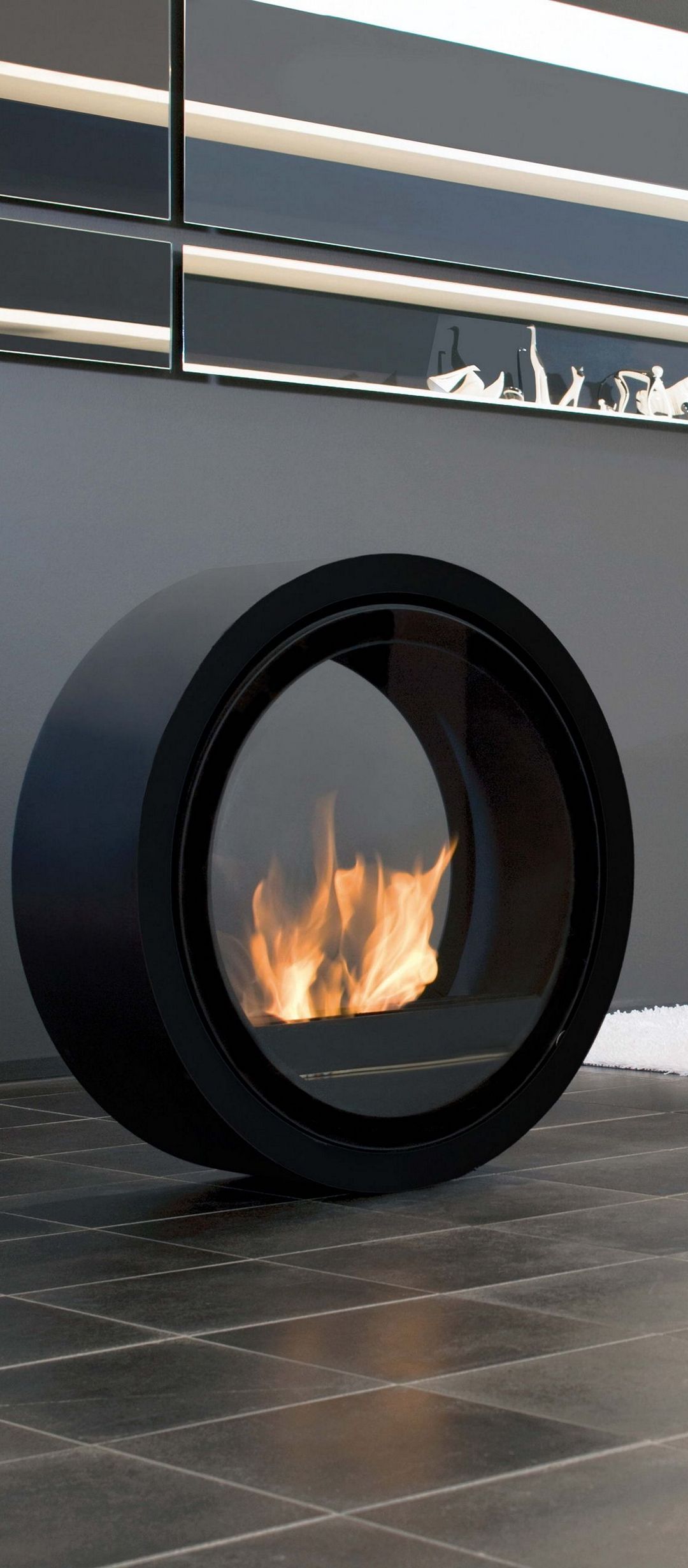 Fireplace Unusual Creative - [1080x2460]