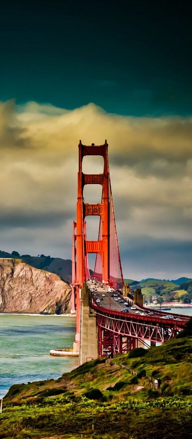 San Francisco Bridge Sky River 1080x2460 380x866