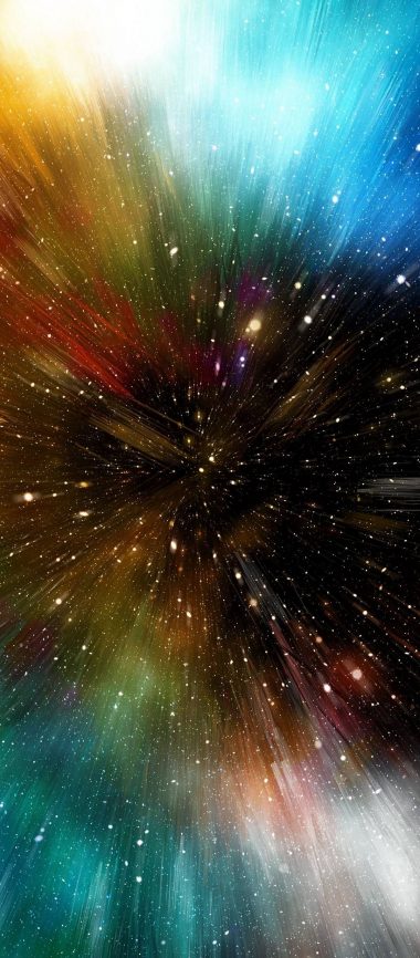 Universe Galaxy Multicolored 1080x2460 380x866