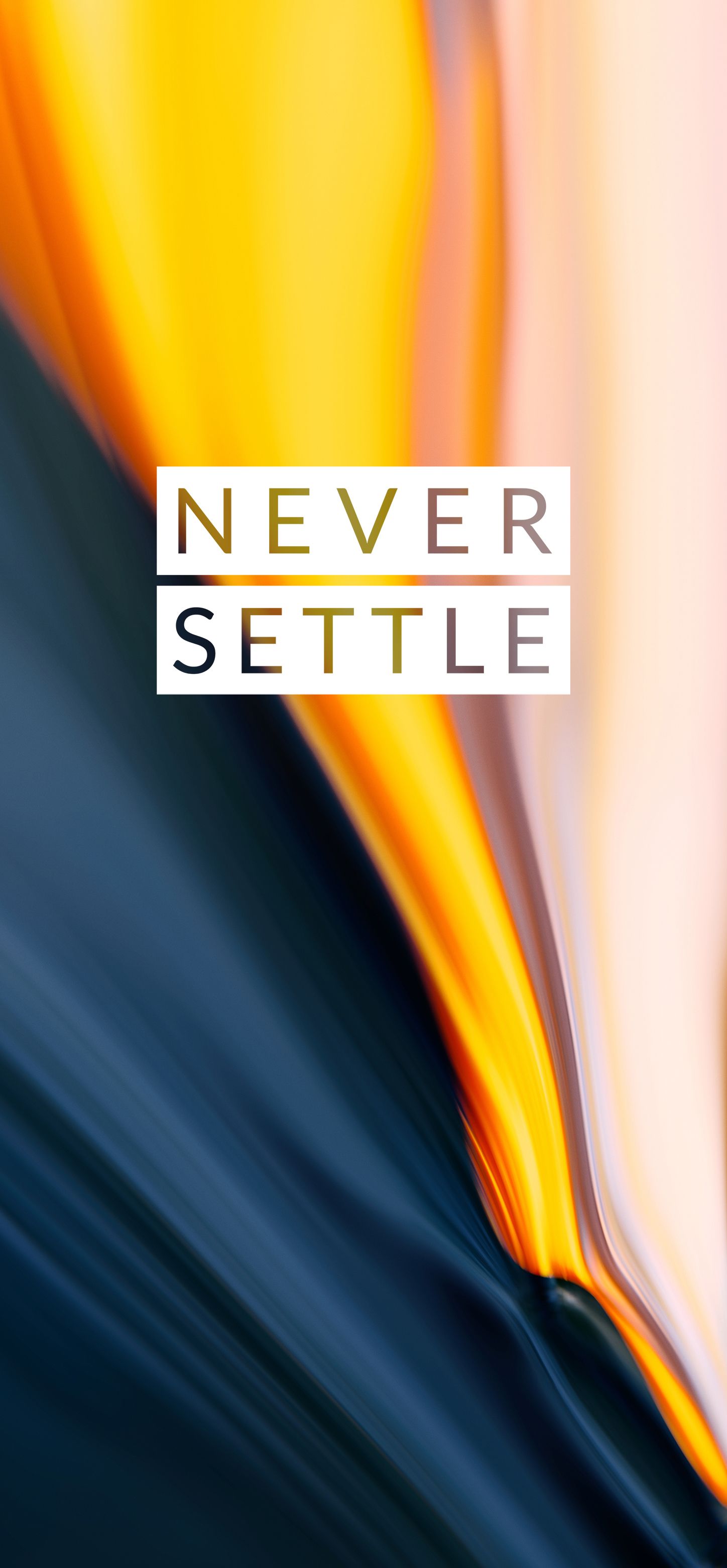 OnePlus 6 Never Settle Wallpaper 3 - [1080x2280]