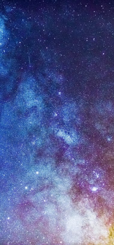 Starry Sky Milky Way Glitter Wallpaper 720x1544 380x815