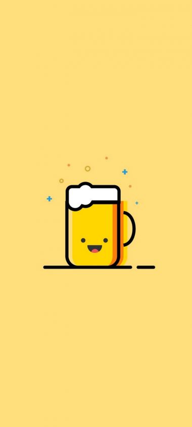 Minimal Emoji Cup Of Tea Wallpaper 720x1600 380x844