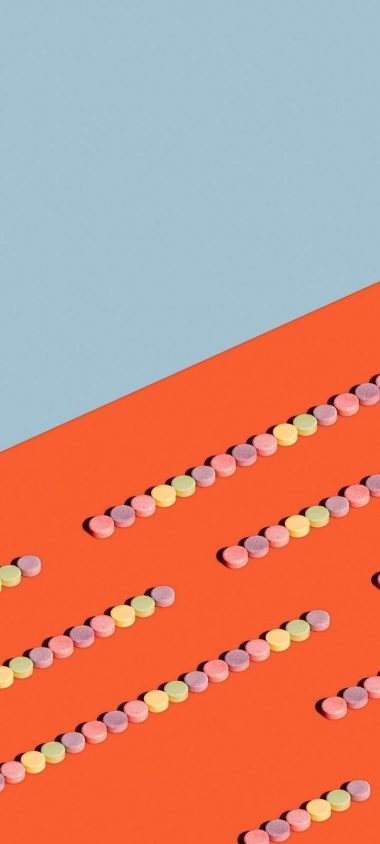 Pills Colorful Perfectionism Wallpaper 720x1600 380x844