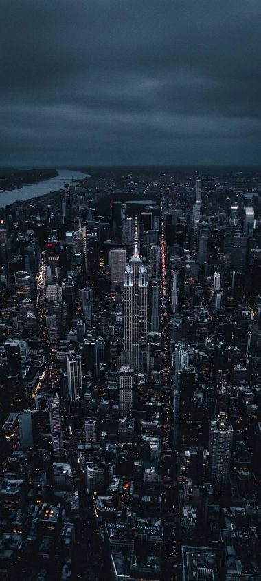 Skyline New York City Wallpaper 720x1600 380x844
