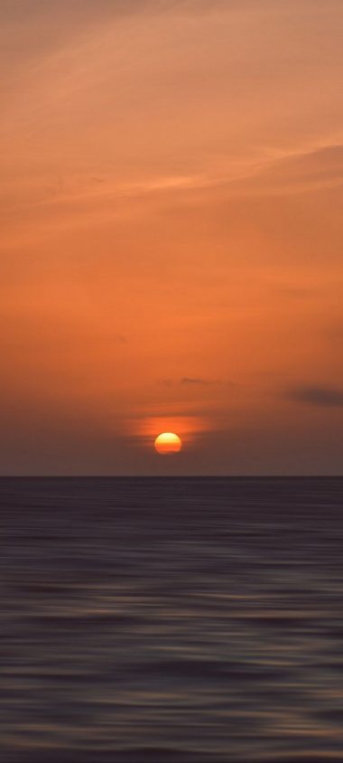 Sunset Horizon Sea Wallpaper 720x1600 380x844