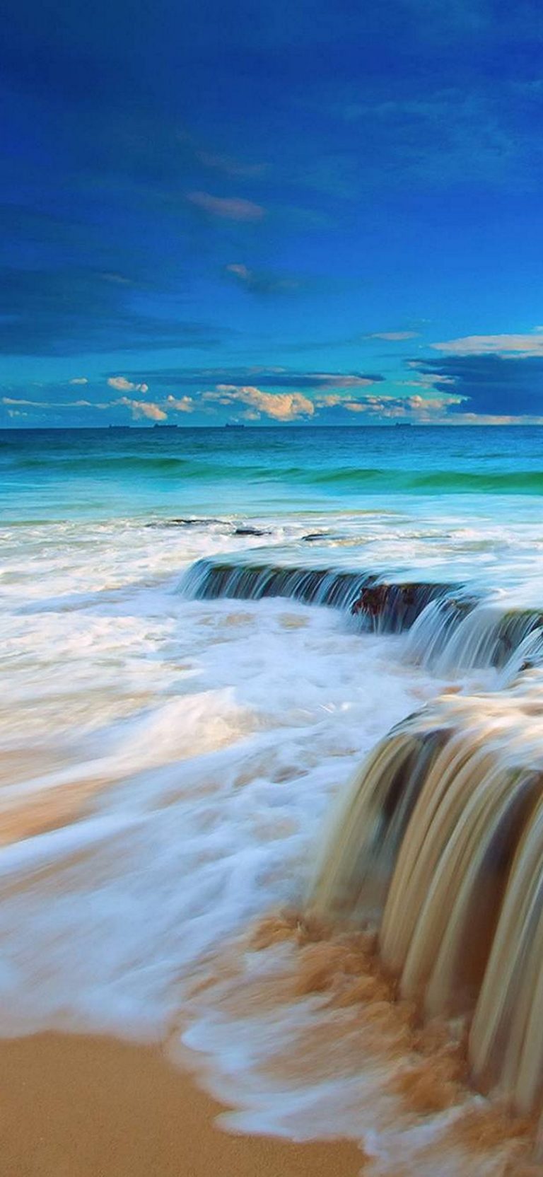 Waves Phone Wallpaper 016 - [1080x2340]