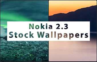 Nokia 2.3 Stock Wallpapers