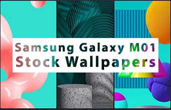 Samsung Galaxy M01 Stock Wallpapers