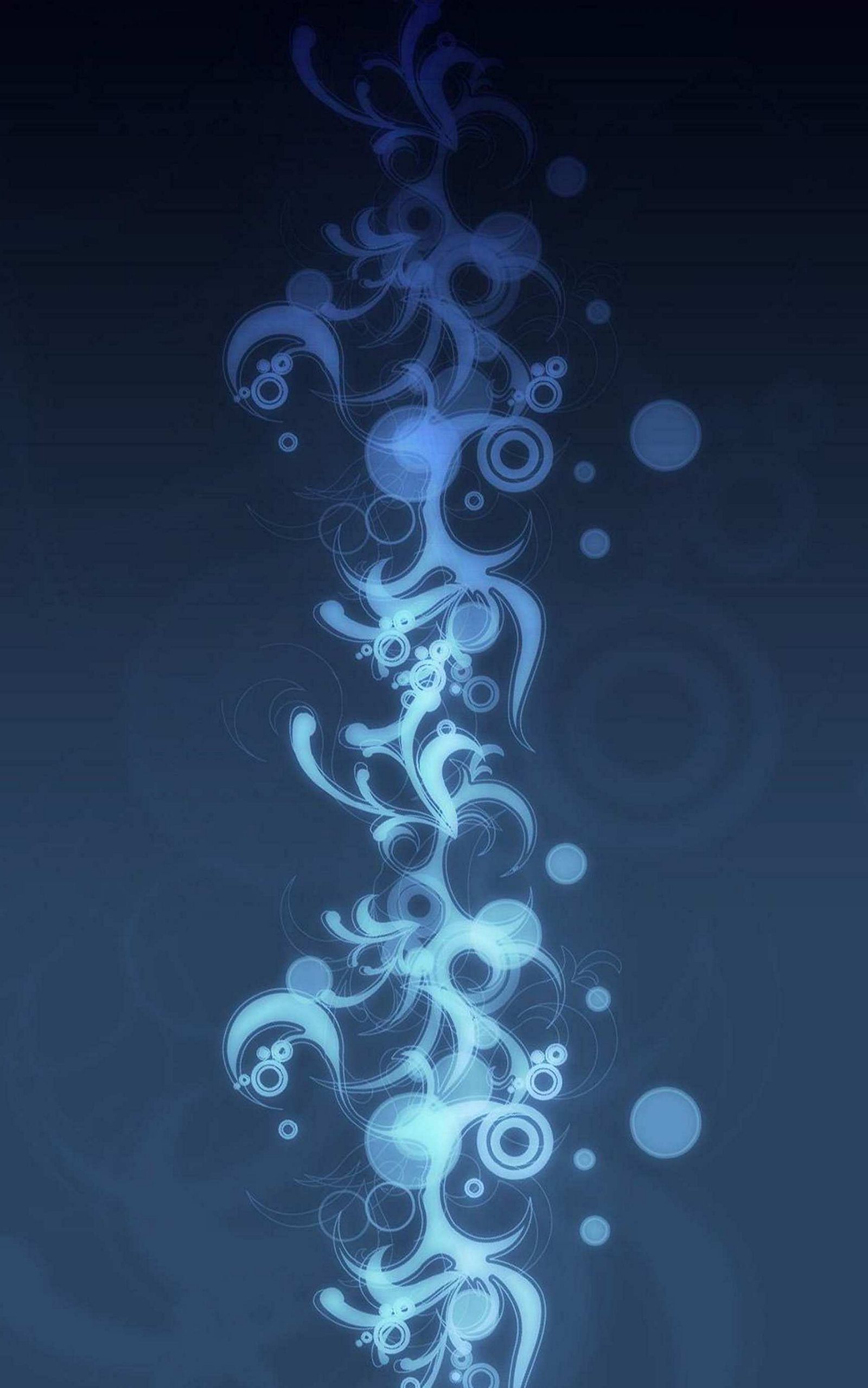 Download wallpaper 1600x2560 fractal, cloud, glow, light, flare hd  background