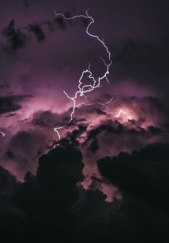 Lightning In Clouds Bj Wallpaper 1640x2360 1 340x489