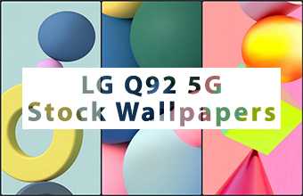 LG Q92 5G Stock Wallpapers