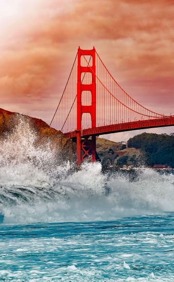 Golden Gate Bridge Wallpaper [1760x2200] - 07