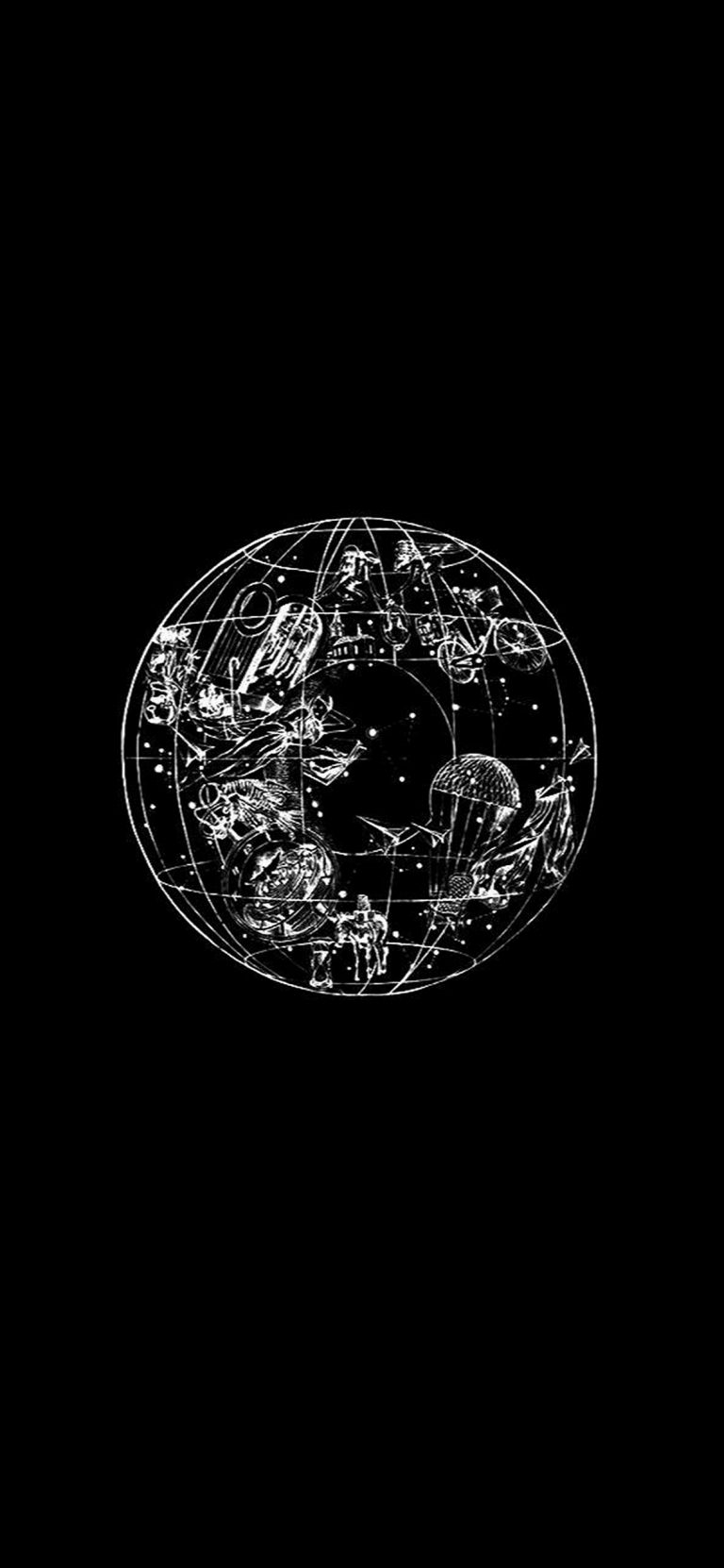 iPhone Black Wallpaper 163